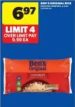 Wholesale Club Ben's original rice offer