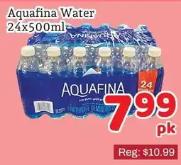 Fresh Value Aquafina Water offer