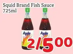 Fresh Value Squid Brand Fish Sauce offer