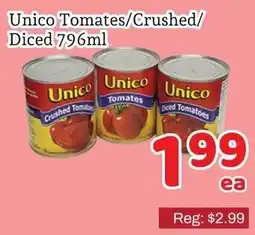 Fresh Value Unico tomatoes crushed diced offer