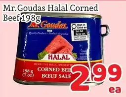 Fresh Value Mr. Goudas halal corned beef offer
