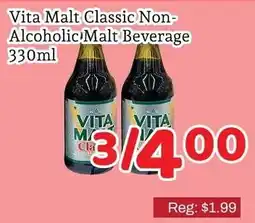 Fresh Value Vita Malt Classic Non-Alcoholic Malt Beverage offer