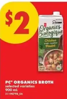 No Frills PC organics broth offer