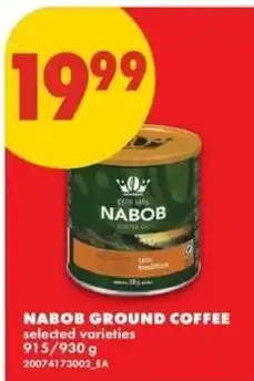 No Frills Nabob ground coffee offer