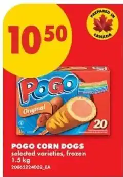 No Frills Pogo corn dogs offer