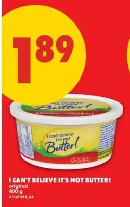 No Frills I can't believe it's not butter original offer
