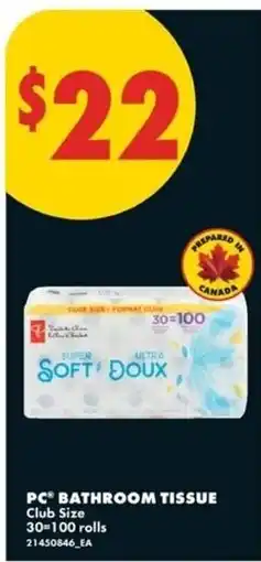 No Frills PC bathroom tissue offer