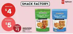 No Frills Snack Factory pretzel crisps offer