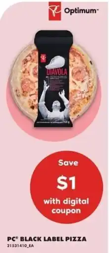 No Frills PC black label pizza offer