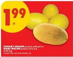 No Frills Canary melon offer