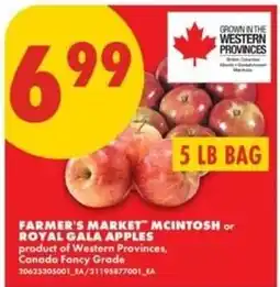 No Frills Farmer's Market McIntosh or Royal Gala Apples offer