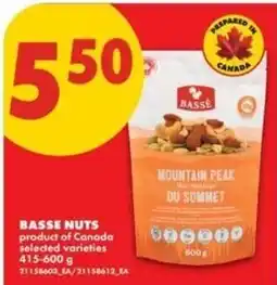 No Frills Basse nuts mountain peak du sommet offer
