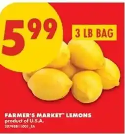 No Frills Farmer's Market lemons offer