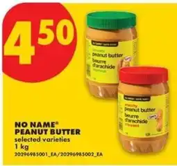 No Frills No Name peanut butter offer