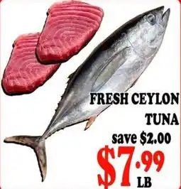 Asian Cash & Carry Fresh Ceylon Tuna offer