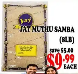 Asian Cash & Carry Jay muthu samba rice offer