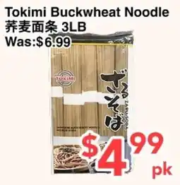 C&C Supermarket Tokimi buckwheat noodle offer