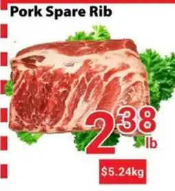 Nations Fresh Foods Pork Spare Rib offer