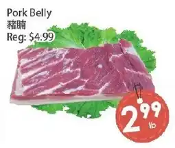 Fresh Palace Supermarket Pork Belly offer