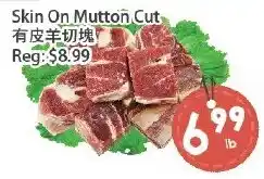Fresh Palace Supermarket Skin On Mutton Cut offer