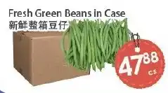 Fresh Palace Supermarket Fresh Green Beans in Case offer