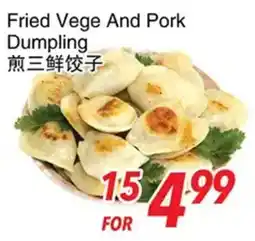 Foody World Fried Vege And Pork Dumpling offer