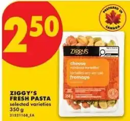 No Frills Ziggy's fresh pasta offer