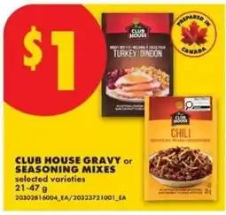 No Frills Club House gravy or seasoning mixes offer