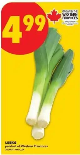 No Frills Leeks offer