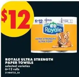 No Frills Royale ultra strength paper towels offer