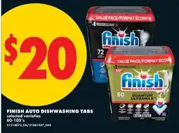 No Frills Finish auto dishwashing tabs offer