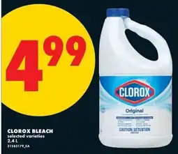 No Frills Clorox bleach offer