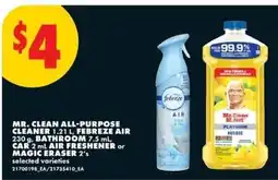 No Frills Mr. Clean all-purpose cleaner offer