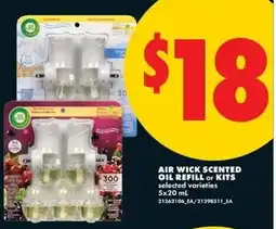 No Frills Air Wick scented oil refill or kits offer