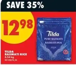 No Frills Tilda basmati rice offer