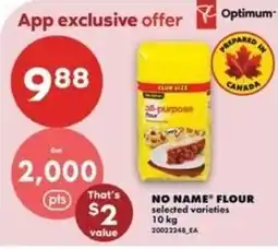 No Frills No Name flour offer
