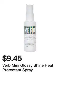 Sephora Verb Mini Glossy Shine Heat Protectant Spray offer