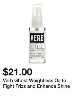Sephora Verb Ghost Weightless Oil to Fight Frizz and Enhance Shine offer