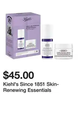 Sephora Kiehl's Since 1851 Skin-Renewing Essentials offer