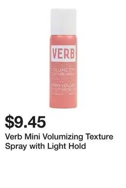 Sephora Verb Mini Volumizing Texture Spray with Light Hold offer