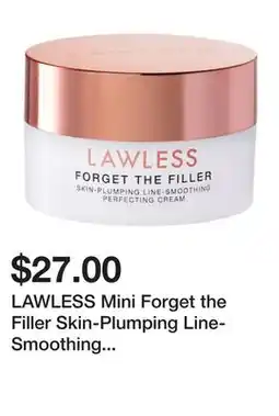 Sephora LAWLESS Mini Forget the Filler Skin-Plumping Line-Smoothing Moisturizer + Makeup Primer offer