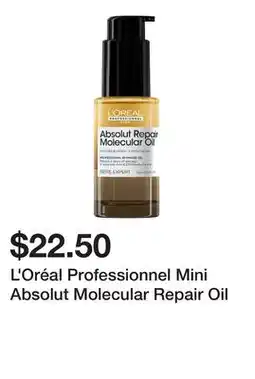 Sephora L'Oréal Professionnel Mini Absolut Molecular Repair Oil offer