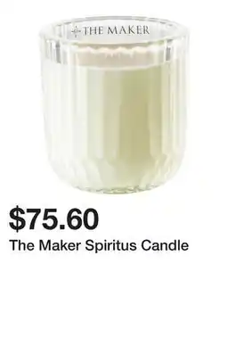 Sephora The Maker Spiritus Candle offer