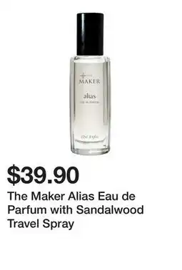 Sephora The Maker Alias Eau de Parfum with Sandalwood Travel Spray offer