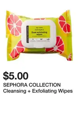 Sephora SEPHORA COLLECTION Cleansing + Exfoliating Wipes offer