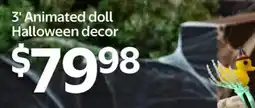 Walmart 3' Animated doll Halloween decor offer