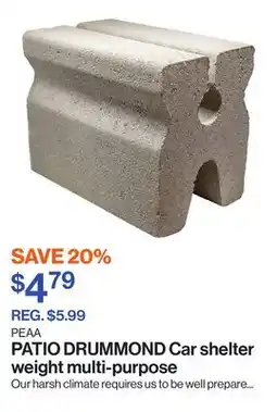 Patrick Morin Car shelter weight multi-purpose offer