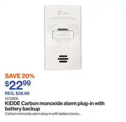 Patrick Morin Carbon monoxide alarm plug-in with battery backup offer