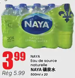 Btrust Supermarket NAYA Eau de source naturelle offer