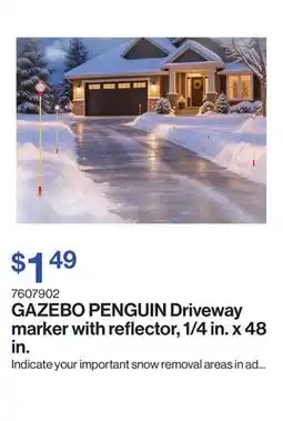 Patrick Morin Driveway marker with reflector, 1/4 in. x 48 in offer
